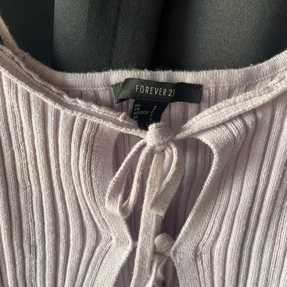 🎄Buy2Get1Free🎄Lavender tie front top - Picture 3 of 5